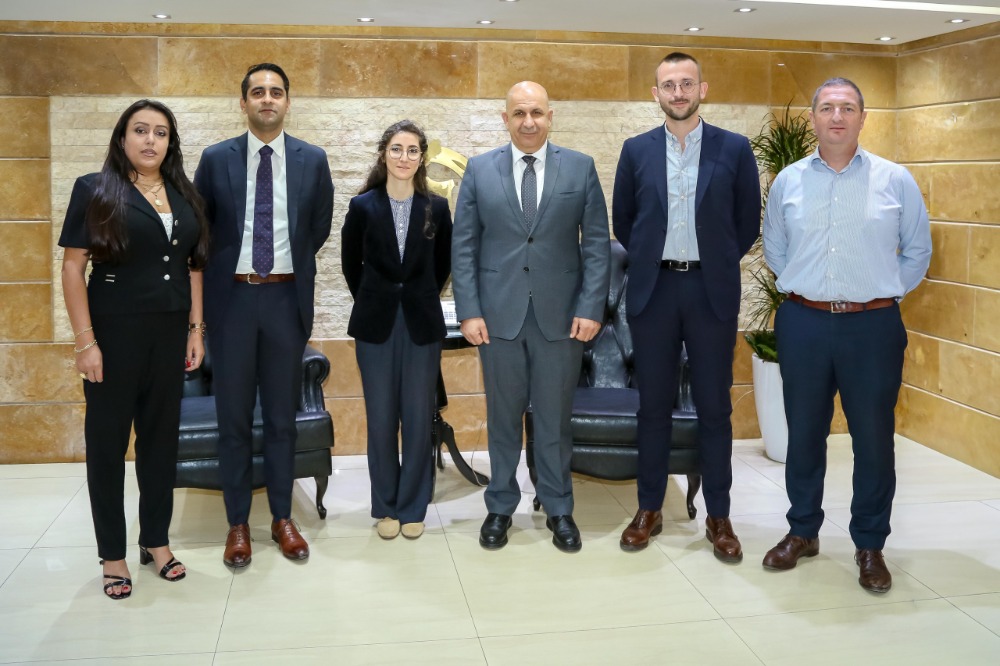 العميد الركن عماد خريش يستقبل وفداً فرنسياً لمتابعة مشروع المراكز البحرية