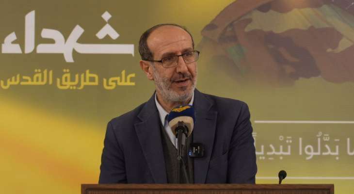 الموسوي: المجتمع الدولي متواطئ بصمته على الجرائم الإسرائيلية ضد لبنان