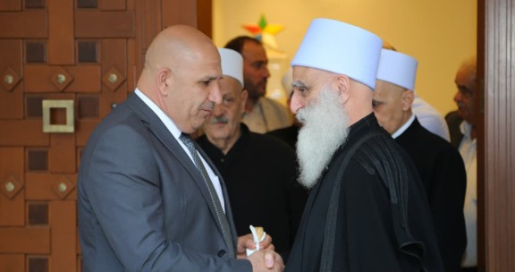 العميد الركن خريش يلتقي شيخ العقل ويجول في الجرد الأعلى