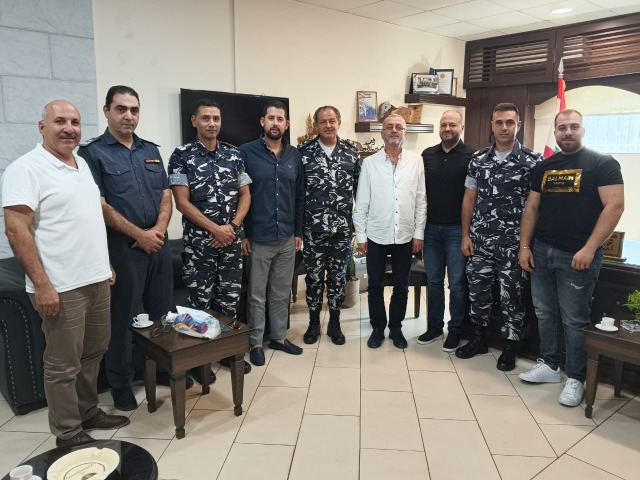 لقاء تنسيقي في صيدا يجمع العميد أبو ضاهر والعقيد باز والمقدم القادري والرائد قصب برؤساء بلديات المنطقة