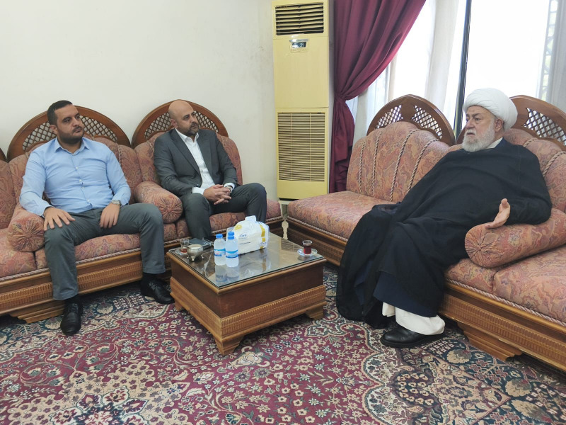 المفتي عسيران يستقبل العقيد زبيب والرائد يونس