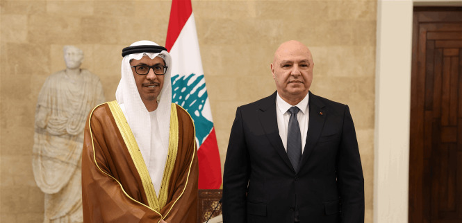 الرئيس عون يتسلّم أوراق اعتماد سفراء جدد لدى لبنان