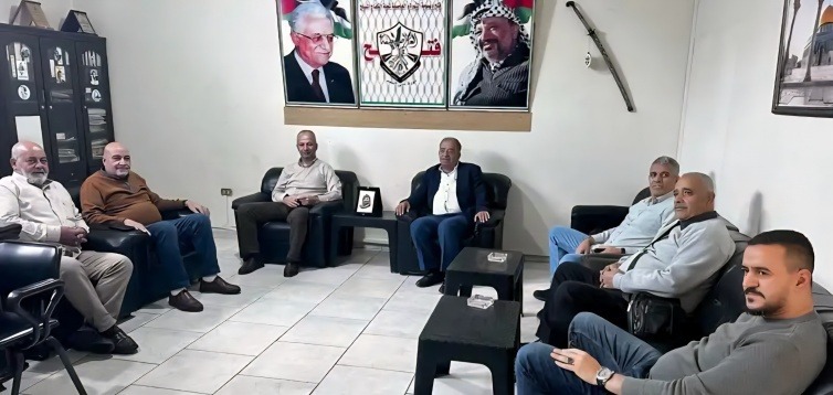 وفد دائرة شؤون اللاجئين في لبنان يزور قيادة "فتح" واللجان الشعبية في البقاع