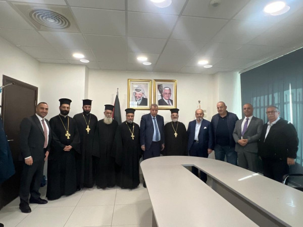 اللجنة الرئاسية العليا لشؤون الكنائس في فلسطين تلتقي بكهنة محافظة رام الله الأرثوذكس