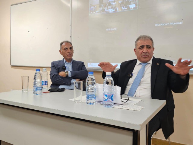 السفير الأسعد يحاضر في الجامعة اللبنانية الأميركية: نلتزم بسيادة واستقرار لبنان وبسط سلطته على أراضيه بما فيها المخيمات الفلسطينية