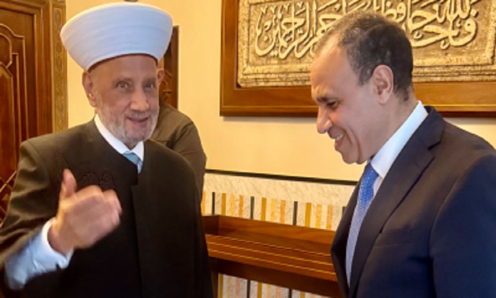 عبد العاطي من دار الفتوى: مصر تجدد تأكيدها الوقوف إلى جانب لبنان