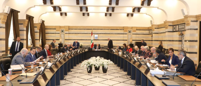 الرئيس سلام يترأس جلسة لمجلس الوزراء في السراي