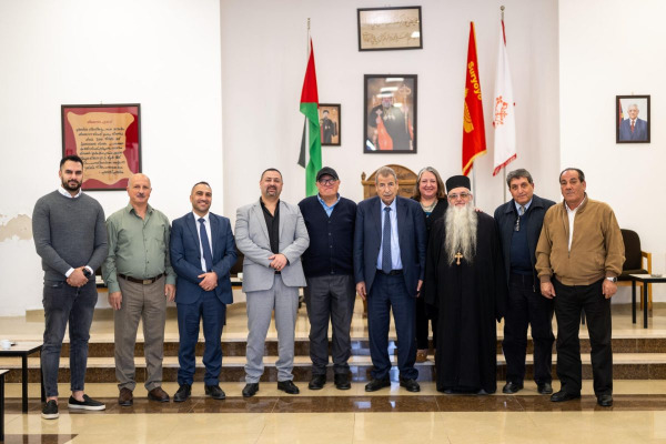 د. خوري يزور كنيسة السريان الأرثوذكس في بيت لحم