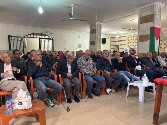"الجبهة الديمقراطية" تُحيي يوم التضامن مع الشعب الفلسطيني بندوة سياسية موسّعة في جنوب لبنان