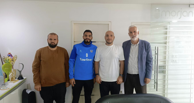 مرجان يستقبل وفد المؤسسة الفلسطينية للشباب والرياضة