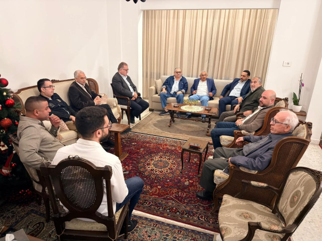 النائب سعد يستقبل وفدًا من رابطة آل البابا في صيدا