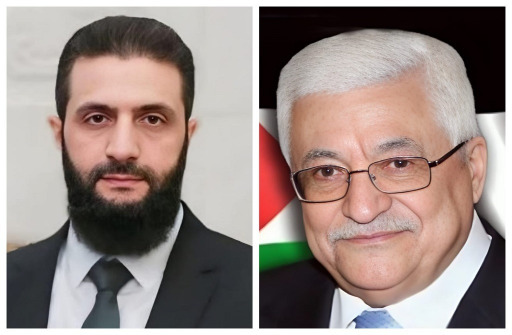 الرئيس عباس يهنئ الرئيس السوري بالذكرى السنوية الأولى ليوم التحرير