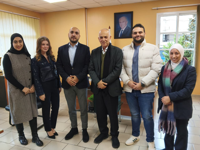 عمر مرجان يزور الجامعة اللبنانية الدولية LIU في صيدا
