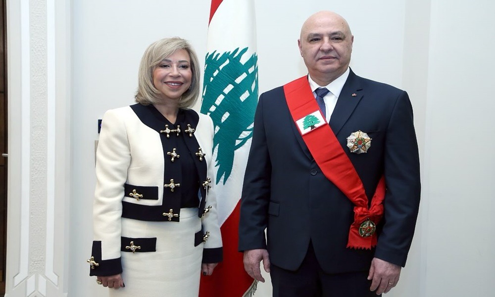 مُعايدة من الرئيس عون واللبنانية الأولى