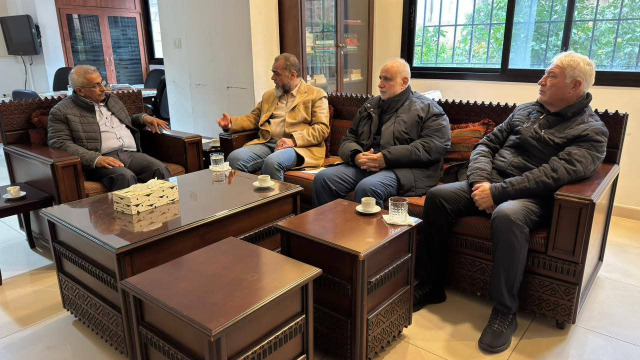النائب سعد يبحث مع وفد من حركة "فتح" الأوضاع في المخيمات الفلسطينية