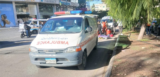 حادث صدم في صيدا!