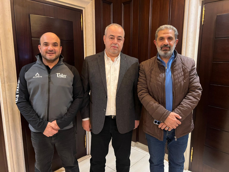 عامر معطي يستقبل وفدًا من تجمع أكاديميات صيدا والجوار
