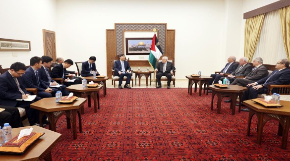 الرئيس عباس يستقبل المبعوث الصيني الخاص إلى الشرق الأوسط