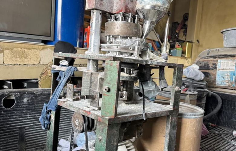 الجيش يضبط معملًا لتصنيع المخدرات في الهرمل