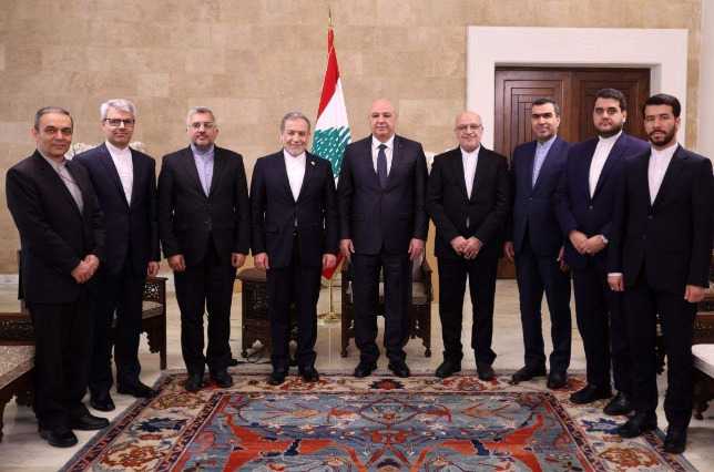 الرئيس عون يستقبل عراقجي: نؤكد استعداد لبنان لتعزيز العلاقات الاقتصادية مع إيران
