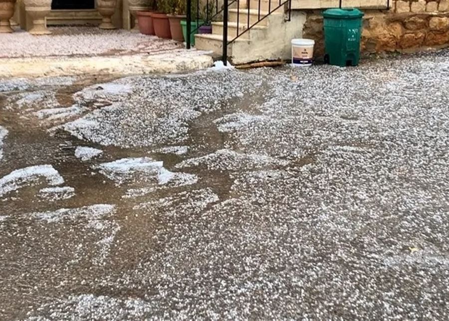 عاصفة وبرد وفيضانات في النبطية والكهرباء مقطوعة منذ 5 أيام