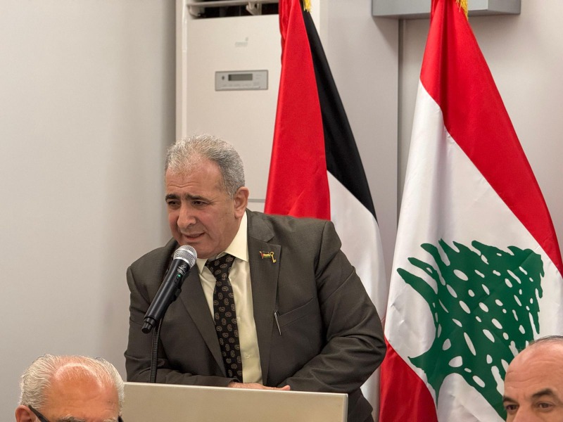 السفير الأسعد يعقد لقاء موسعاً لبحث أوضاع أبناء الشعب الفلسطيني في لبنان