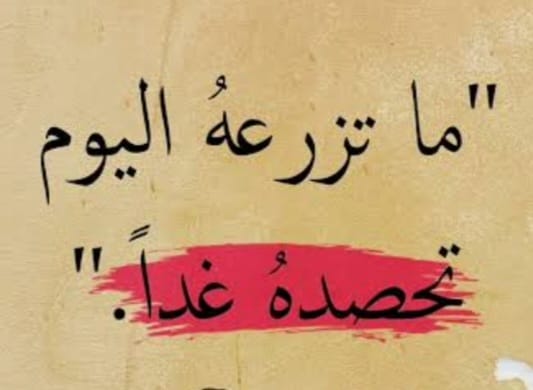 "ما تزرعه تحصده"!