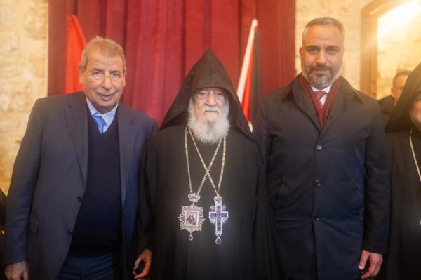 د. خوري يستقبل المطران سيفان غاريبيان بمناسبة عيد الميلاد حسب التقويم الارمني