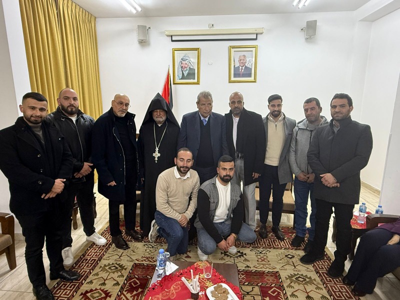 د. خوري يلتقي وفدًا من الكنيسة الأرمنية في بيت لحم