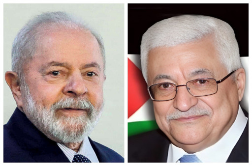 الرئيس عباس يتلقى اتصالا هاتفيا من نظيره البرازيلي