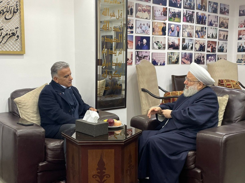 اللواء إبراهيم يلتقي الشيخ ماهر حمود في صيدا