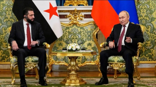 بوتين يستقبل الشرع… ويشدد على دعم موسكو لوحدة سوريا