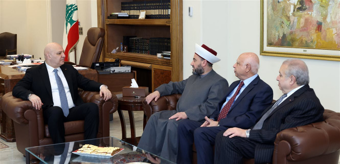 الرئيس عون يتلقّى دعوة لحضور إفطار دار الفتوى