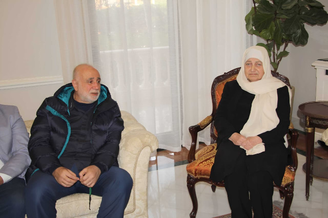 بهية الحريري تستقبل ماهر شبايطة مع وفد من "فتح" ومنظمة التحرير في منطقة صيدا