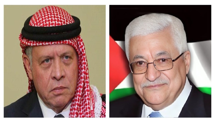 الرئيس عباس يُجري اتصالا هاتفيا مع الملك عبد الله الثاني