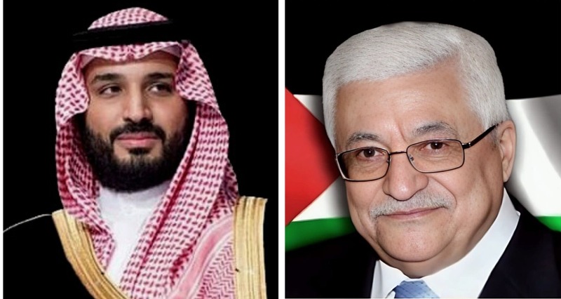 الرئيس عباس  يجري اتصالا هاتفيا مع ولي العهد السعودي