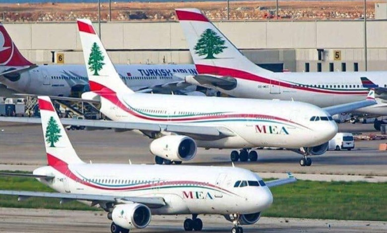 الغاء وتعديل في رحلات "الميدل ايست" من 17 الى 19 آذار