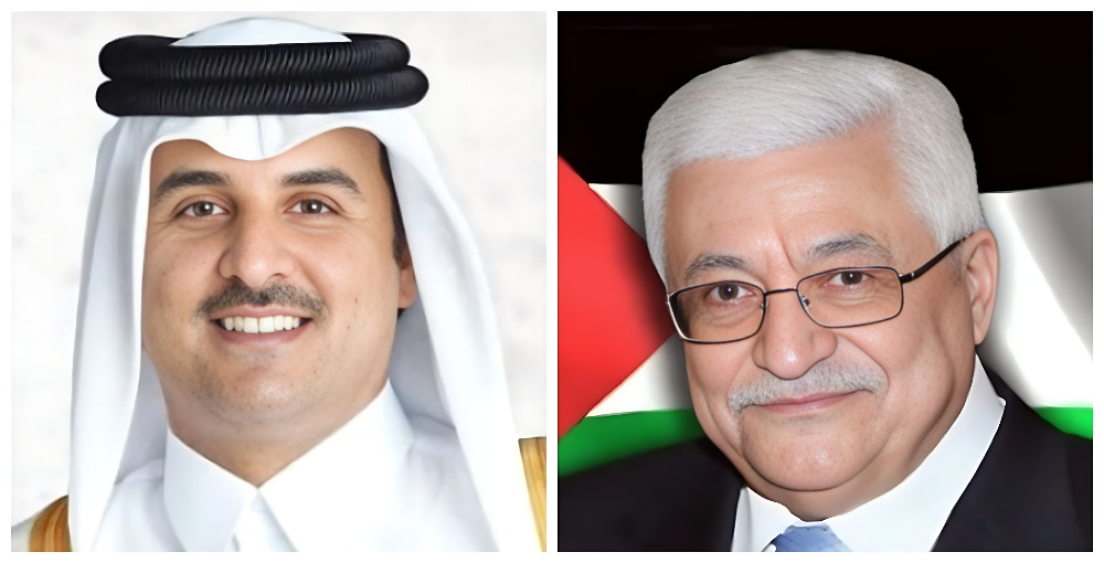 الرئيس عباس يعزي أمير قطر بضحايا سقوط الطائرة المروحية