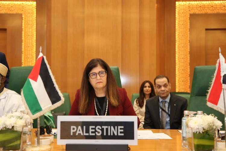 وزيرة الخارجية الفلسطينية فارسين شاهين تحثّ على التصويت لصالح قرارات فلسطين في الدورة 61 لمجلس حقوق الإنسان