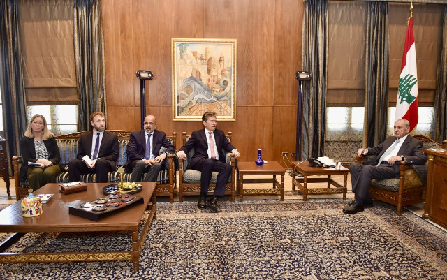 الرئيس بري يتابع مع فليتشر وريزا التطورات وأزمة النازحين ويلتقي السفير الاسترالي الجديد