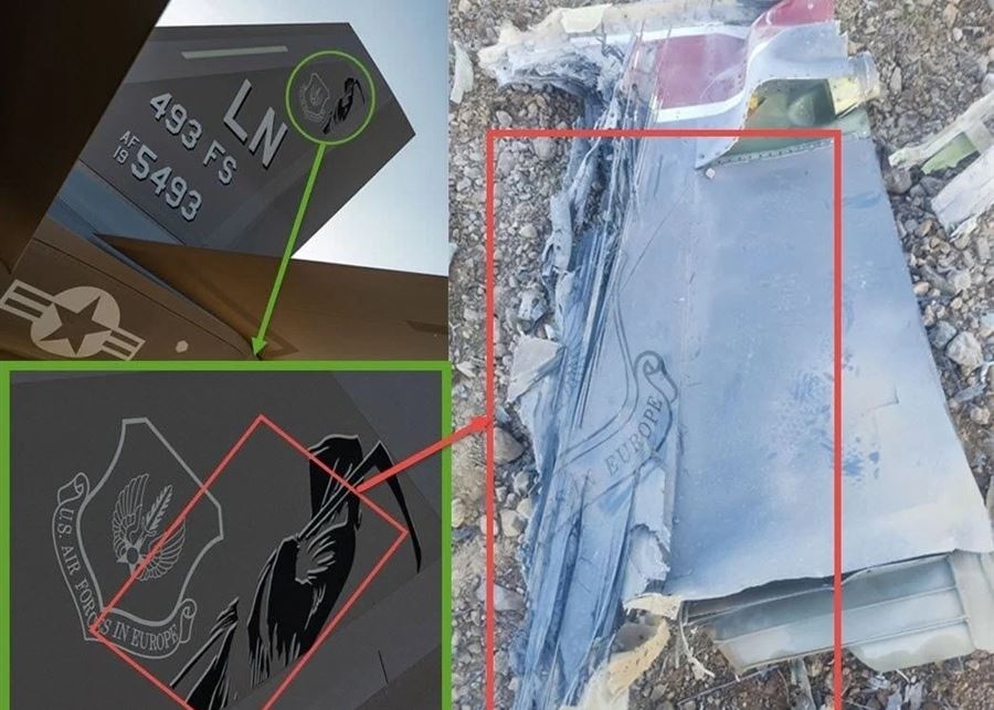 بالصور- ايران تسقط مقاتلة "F35" أميركية للمرة الثانية خلال 12 ساعة.. وحظوظ الطيار ضئيلة