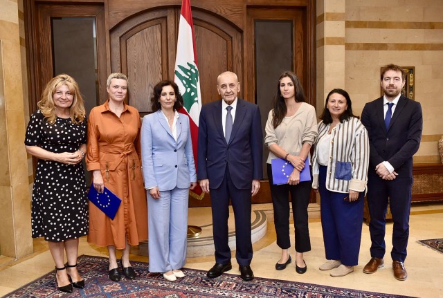 الرئيس بري يستقبل مفوضة الاتحاد الأوروبي للمساعدات الإنسانية وإدارة الأزمات