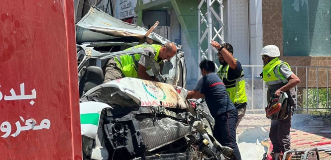 وزارة الصحة بعد إستهداف المسعفين في شحور: لوضع حدّ لهذه الإستباحة الممنهجة