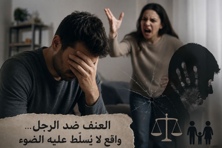 العنف ضد الرجل... واقع لا يُسلّط عليه الضوء