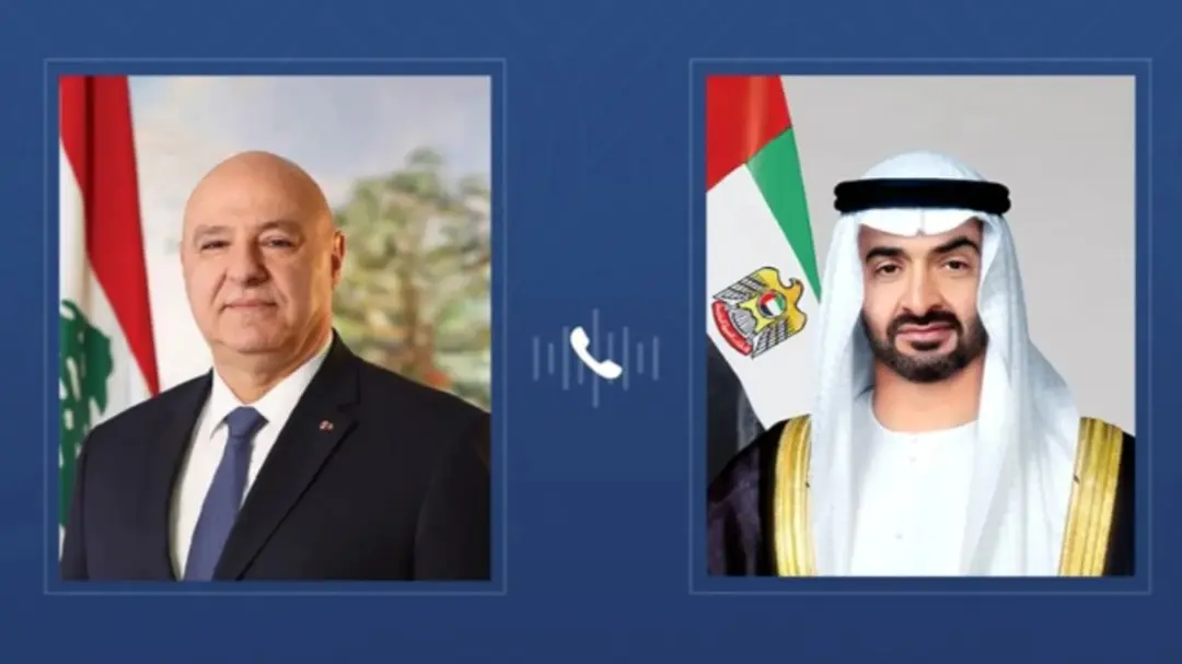 اتصال هاتفي بين الرئيس عون ونظيره الإماراتي تناول التطورات الراهنة