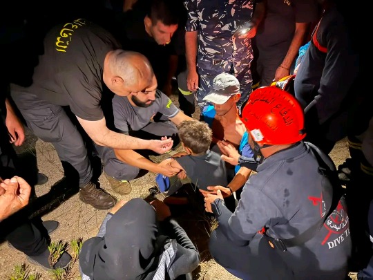 إنقاذ طفل فُقد في محيط نهر جنّة ونقله إلى المستشفى لتلقي العلاج