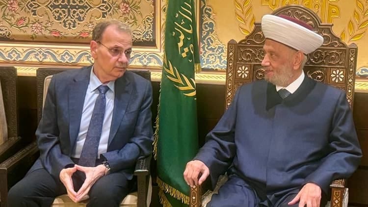 النائب د. البزري يلتقي المفتي دريان
