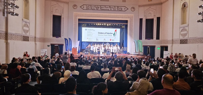 "السفارة الفلسطينية" في القاهرة تطلق كورال "الأطفال الناجين من الحرب"...