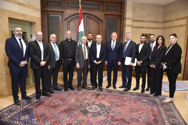 الرئيس بري يعرض المستجدات مع درباس ويتابع أوضاع عين إبل والقرى الحدودية