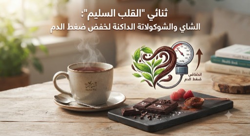 ثنائي "القلب السليم".. الشاي والشوكولاتة الداكنة لخفض ضغط الدم